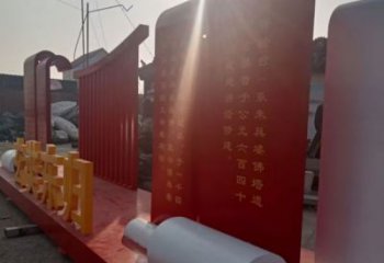 社會(huì)主義雕塑生產(chǎn)廠，黨建標(biāo)識(shí)雕塑，紅色文化宣傳題材