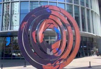 宣傳主題雕塑廠家加工，藝術形象標識，地標美陳雕塑