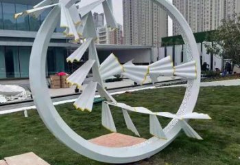 宣傳主題雕塑廠家制作，藝術(shù)形象標(biāo)識，地標(biāo)美陳雕塑