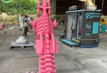 恐龍雕塑工廠選用，街道標(biāo)識，景觀恐龍骨架雕塑批發(fā)