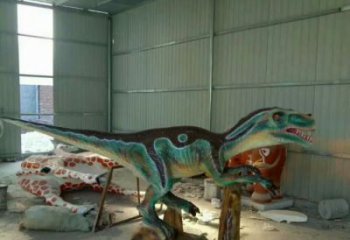 恐龍雕塑定做，小區擺件，軟體發聲恐龍雕塑制作