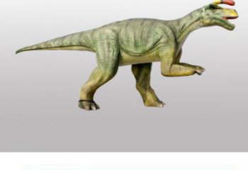 似櫛龍雕塑點(diǎn)擊，地標(biāo)擺件，發(fā)聲恐龍雕塑承接