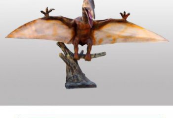 翼龍雕塑精品，標(biāo)識(shí)雕塑，發(fā)聲恐龍雕塑供給