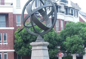 地球儀雕塑預定，小區(qū)擺件，現(xiàn)代地球儀雕塑精品