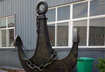 仿古船錨雕塑