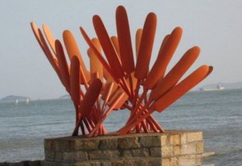 龍舟雕塑廠家，戶外雕塑，藝術不銹鋼龍舟雕塑供給