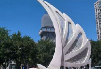 揚(yáng)帆遠(yuǎn)航雕塑精選，市標(biāo)雕塑，不銹鋼揚(yáng)帆遠(yuǎn)航雕塑觀賞型