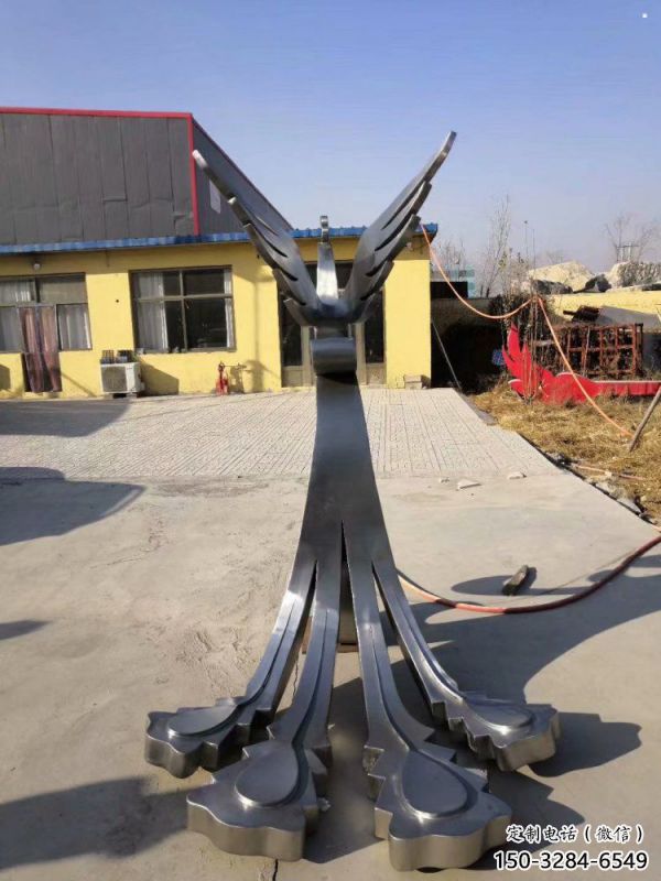 鳳凰雕塑服務商，美陳雕塑，不銹鋼鳳凰雕塑廠家精選
