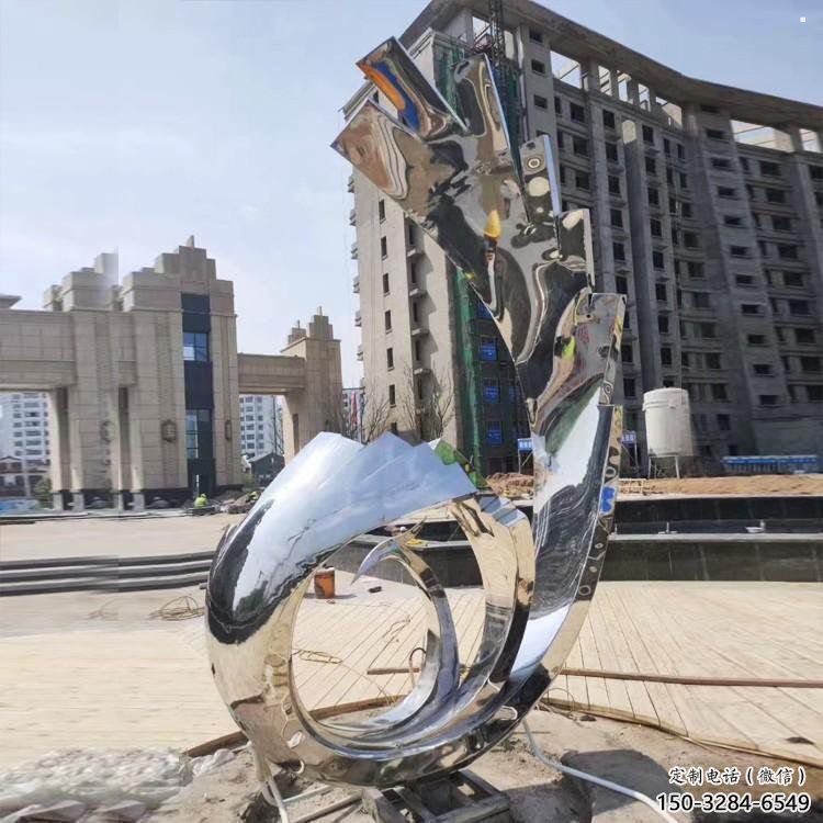 鳳凰雕塑定制，小區雕塑，不銹鋼鳳凰雕塑廠家提供