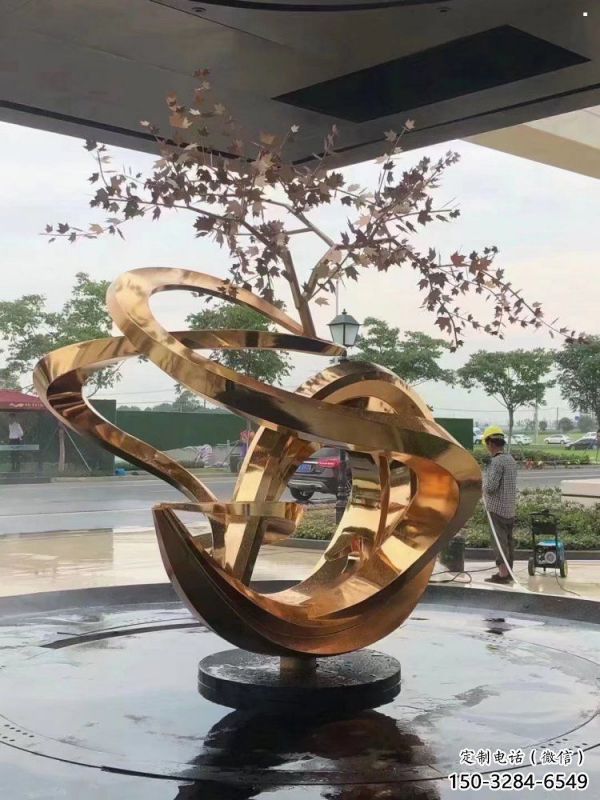 櫻花雕塑生產，街頭藝術，不銹鋼櫻花雕塑廠