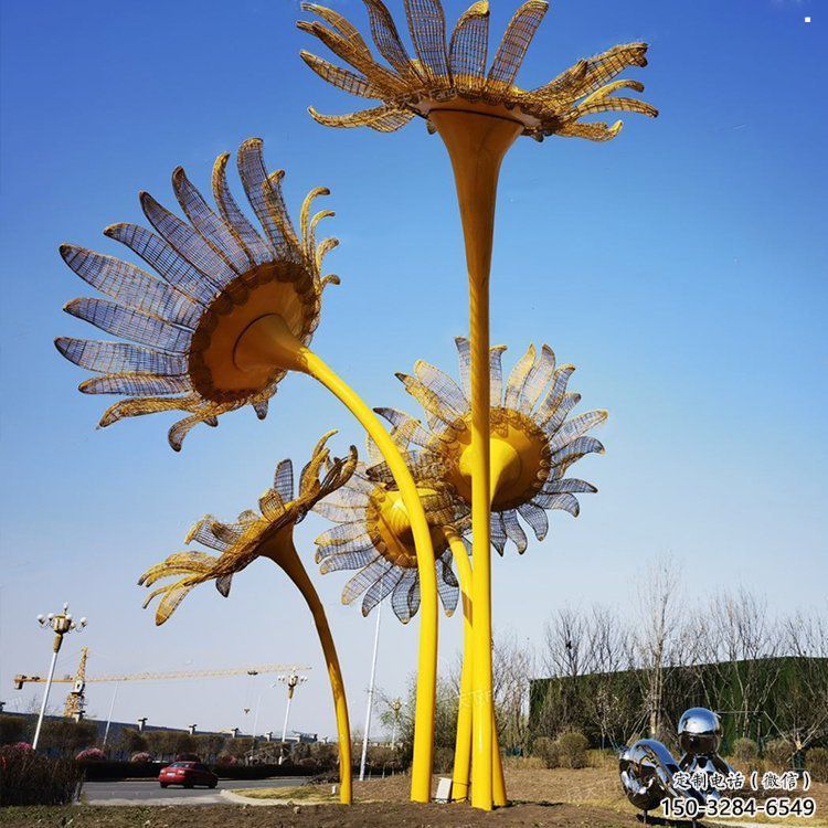 地產(chǎn)紫丁香雕塑提供，露天雕塑，紫丁香雕塑承接