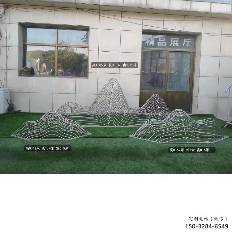 不銹鋼假山雕塑，廣場(chǎng)雕塑，鏤空假山雕塑廠家