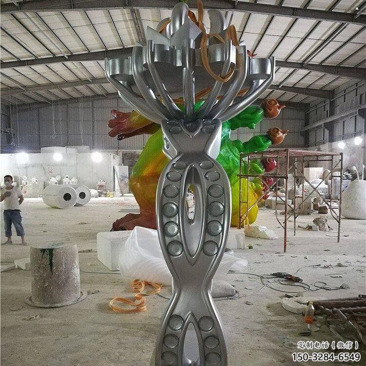 雕塑鉆戒制造，街景小品，景觀不銹鋼鉆戒雕塑優價