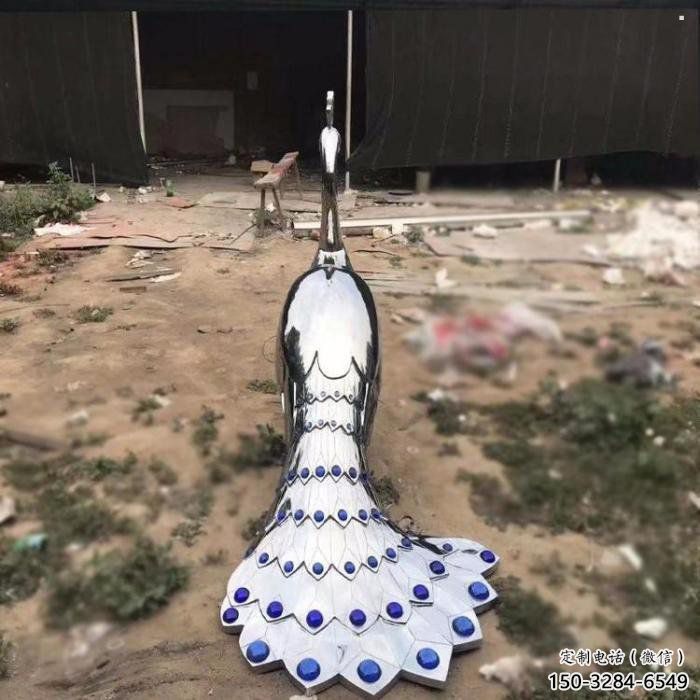 孔雀雕塑供求，美陳雕塑，標志不銹鋼孔雀雕塑制造