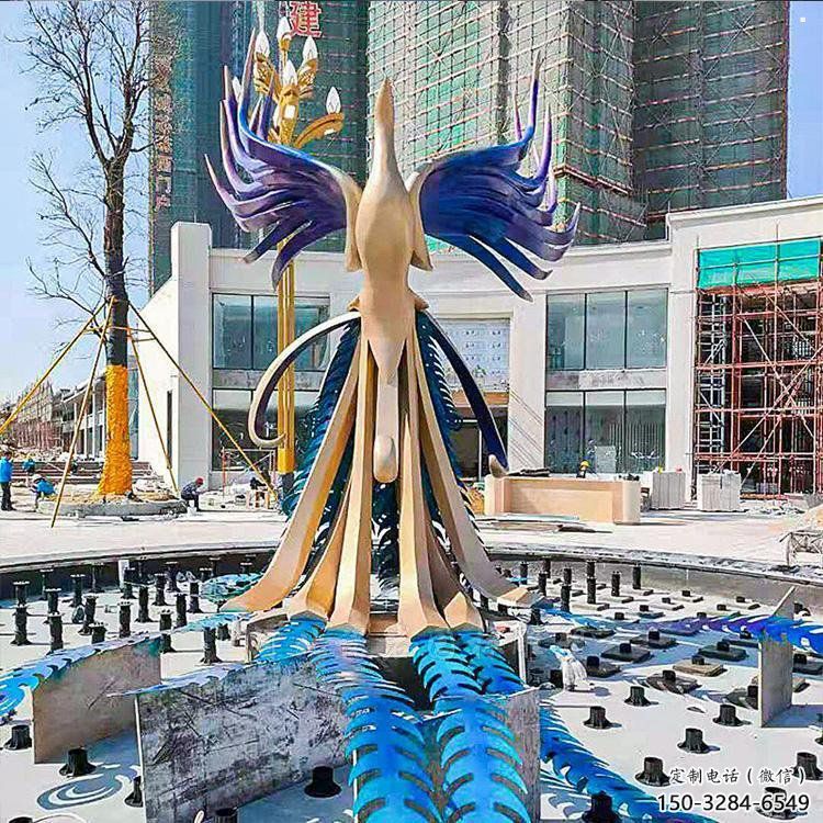 景觀孔雀雕塑預定，白鋼構件，不銹鋼孔雀雕塑選定