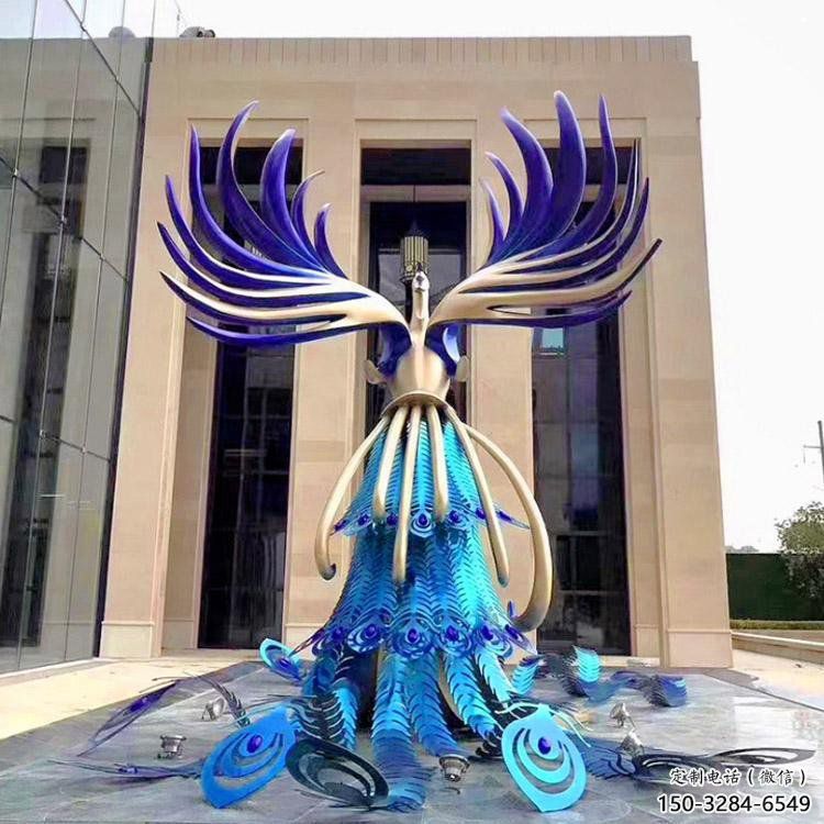 孔雀雕塑制造商，景觀雕塑，不銹鋼孔雀雕塑訂做廠家