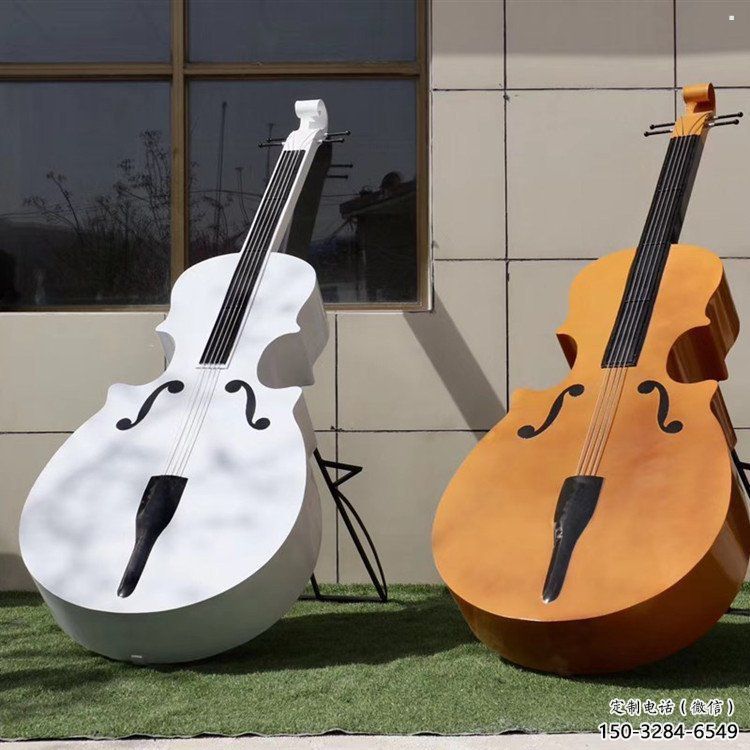 大提琴雕塑造型選用，美陳雕塑，不銹鋼大提琴雕塑標準
