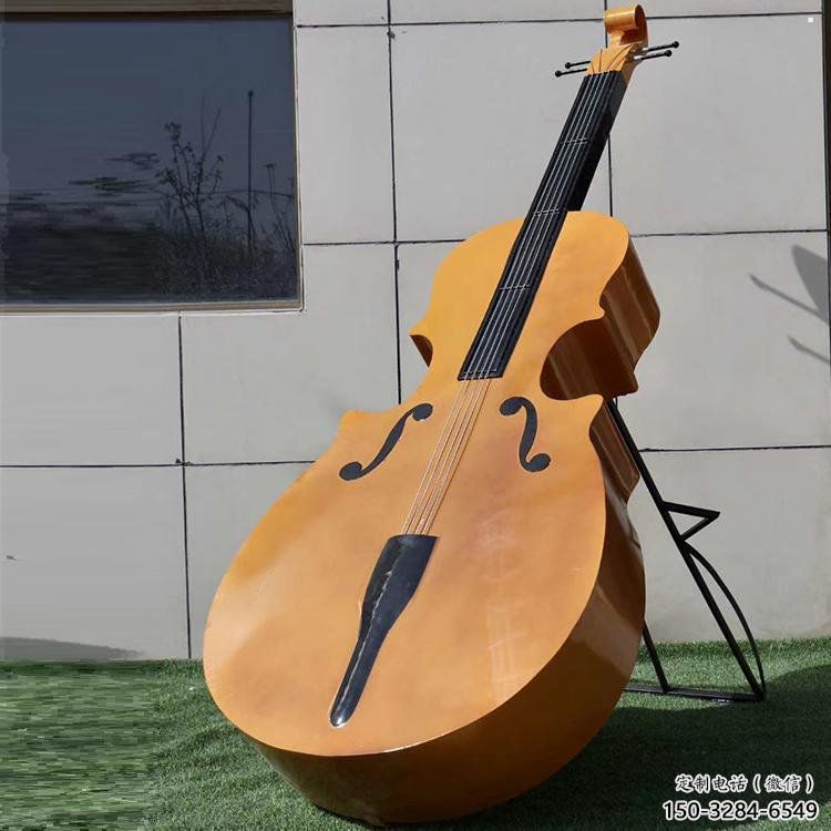 小提琴雕塑定做，標識雕塑，不銹鋼小提琴雕塑選定