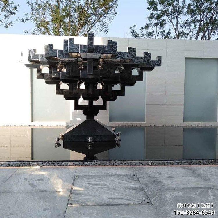 方塊雕塑承接，街景小品，不銹鋼方塊雕塑訂做