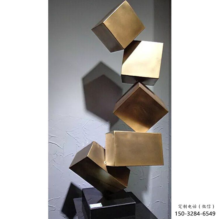 幾何體雕塑承接，村標概念，不銹鋼幾何體雕塑供需