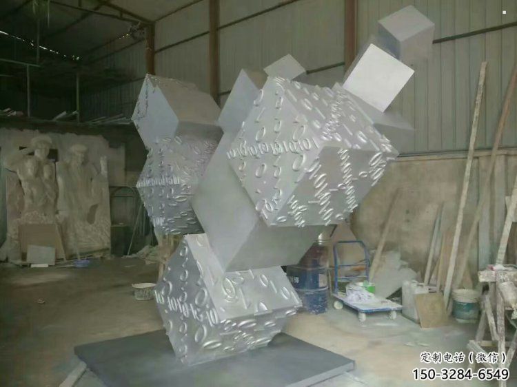 幾何體雕塑精選，景區(qū)雕塑，不銹鋼幾何體雕塑工廠