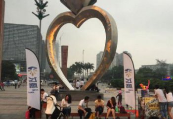 戒指環(huán)雕塑承接，景區(qū)案例，公園戒指環(huán)雕塑定制