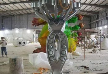 雕塑鉆戒制造，街景小品，景觀不銹鋼鉆戒雕塑優(yōu)價(jià)