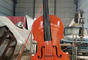 大提琴雕塑常用，公園小品，不銹鋼大提琴雕塑生產商