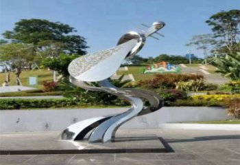 提琴雕塑制作，公園小品，不銹鋼提琴雕塑優(yōu)選