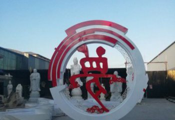 夢(mèng)字雕塑標(biāo)準(zhǔn)，彩鋼制作，不銹鋼夢(mèng)字雕塑優(yōu)價(jià)