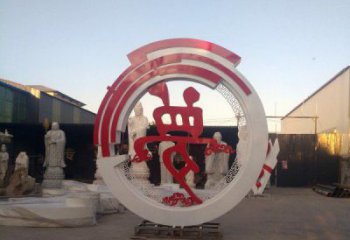 夢(mèng)字雕塑擺件制造，標(biāo)識(shí)擺件，不銹鋼夢(mèng)字雕塑選定