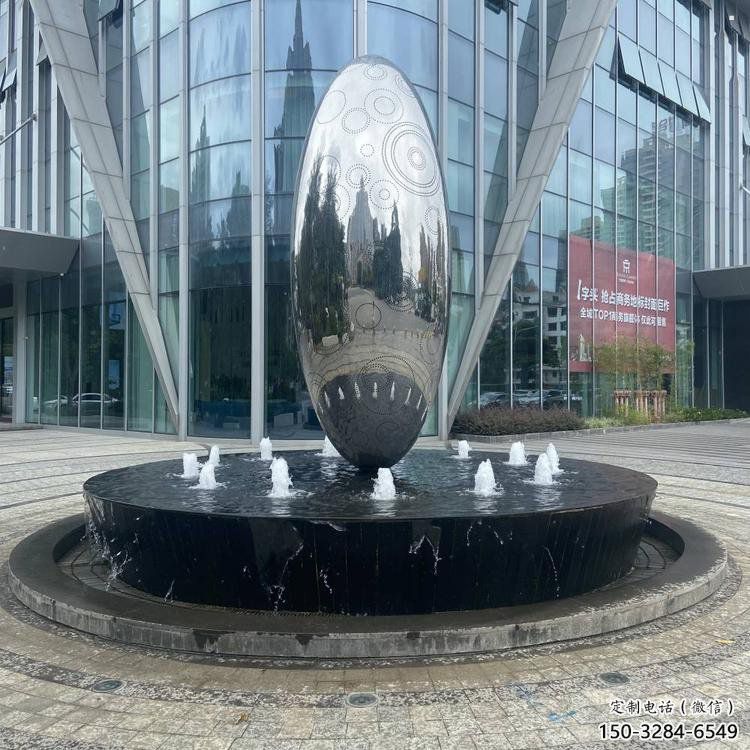 圓球雕塑通用，彩鋼制作，圓球噴泉雕塑廠家指用
