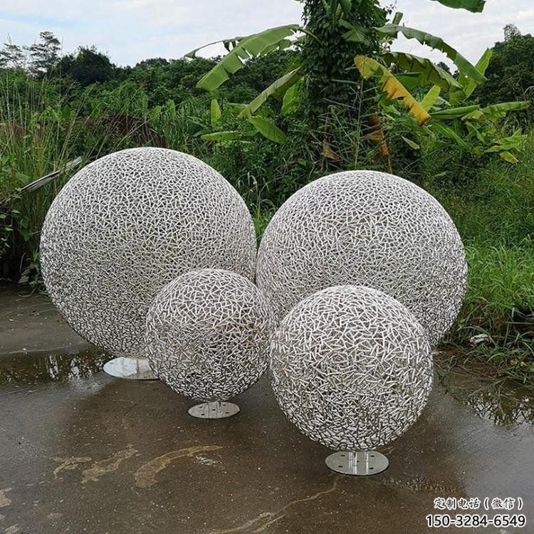 空心球雕塑精選，歐式風格，鏤空空心球雕塑選定廠家