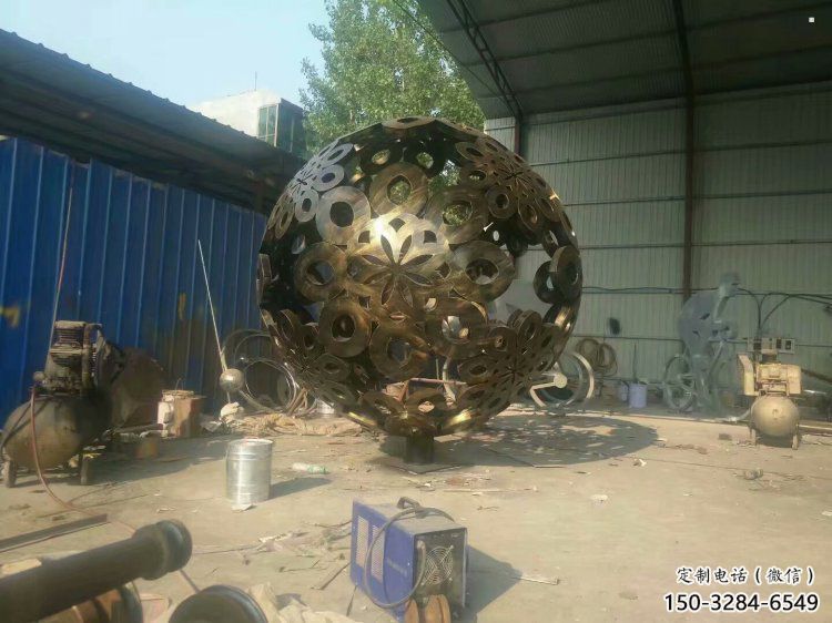 球體雕塑精選，美陳雕塑，不銹鋼球體雕塑通用