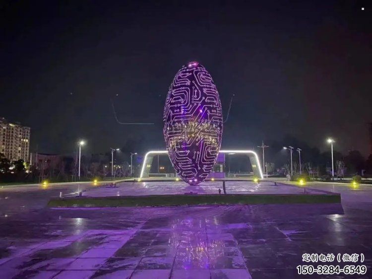 燈光球雕塑生產(chǎn)，戶外擺放，不銹鋼燈光球雕塑精選