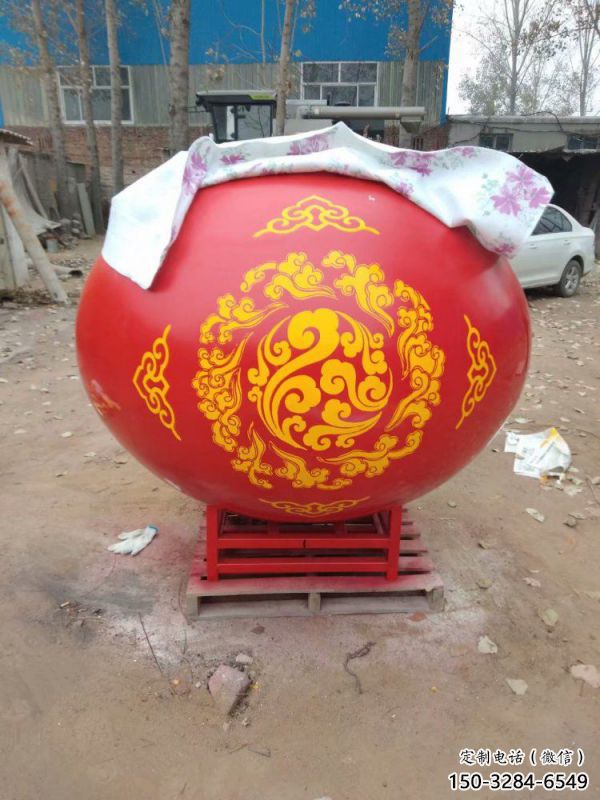 花紋球雕塑生產商，鍛造工藝，不銹鋼花紋球雕塑生產