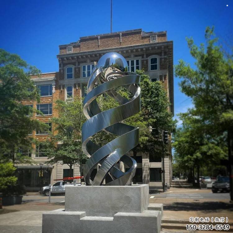 景觀球雕塑廠家，室外雕塑，不銹鋼景觀球雕塑選定