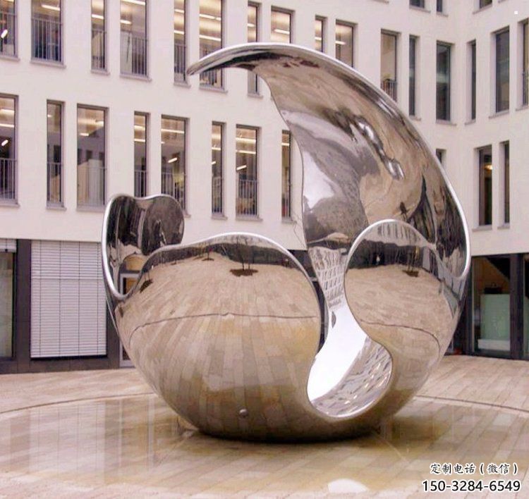 球形雕塑特供，地標擺件，鏤空不銹鋼球形雕塑選用