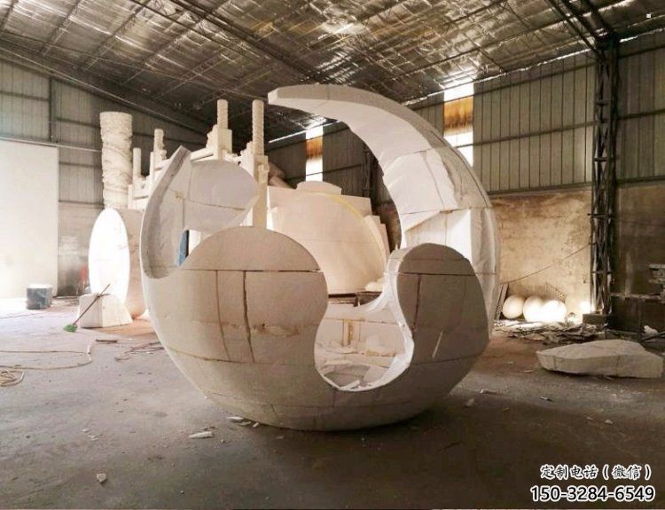 球形雕塑提供，戶外雕塑，不銹鋼球形雕塑生產