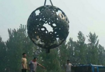 球體雕塑廠家優(yōu)選，陸地?cái)[件，不銹鋼球體雕塑供應(yīng)