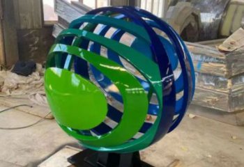 景觀球雕塑點擊，景觀雕塑，不銹鋼景觀球雕塑制作