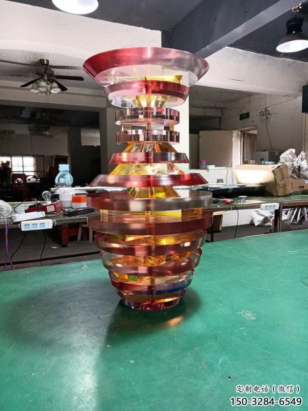 花瓶雕塑供求，白鋼構件，異形花瓶雕塑觀賞型