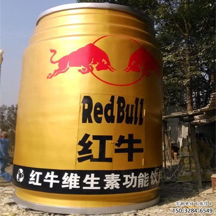 飲料瓶雕塑精選，露天雕塑，玻璃鋼飲料瓶雕塑展品