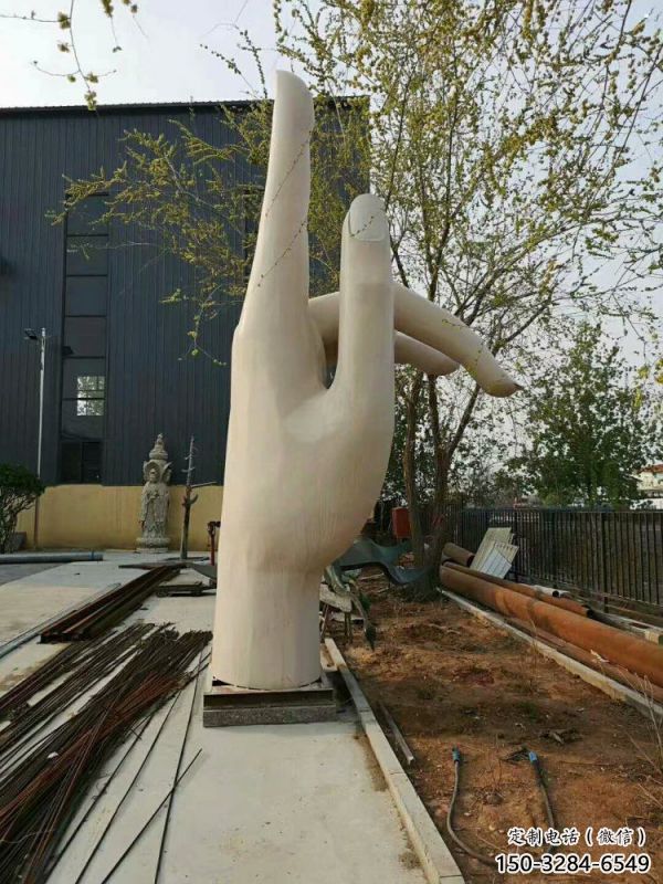 手指雕塑承接，街道標識，一指禪雕塑生產廠家