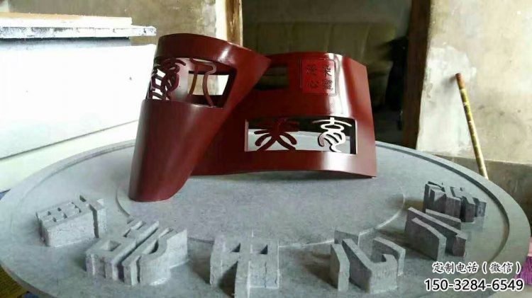 現代書籍雕塑定制，中式工藝，景觀書籍雕塑廠家優價