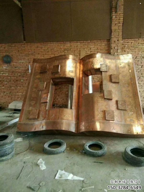 銅書籍雕塑精選，廣場系列，戶外銅書籍雕塑承接