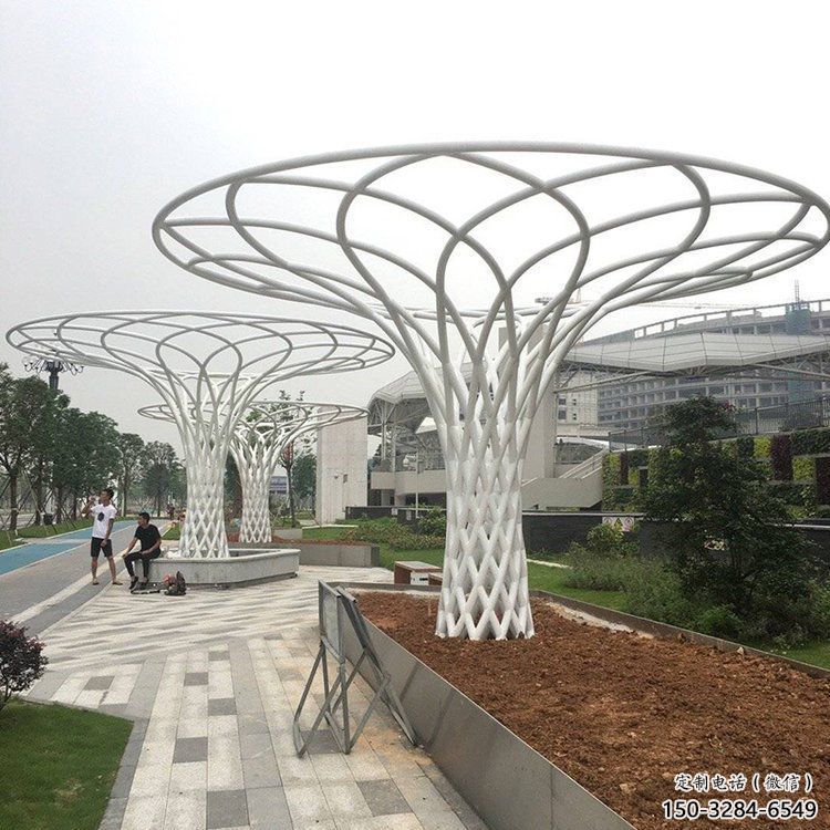 遮陽樹雕塑生產，中式工藝，鏤空遮陽樹雕塑精品