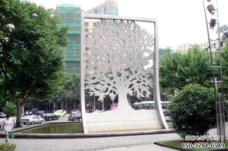 鏤空樹(shù)雕塑常用，景觀概念，鏤空剪紙樹(shù)雕塑生產(chǎn)廠家