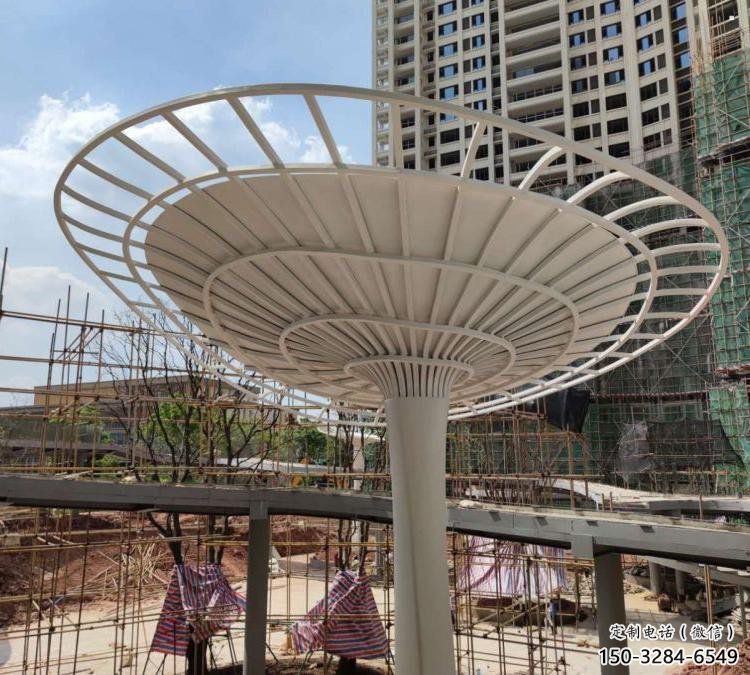 傘樹雕塑批發，美陳雕塑，主題鏤空傘樹雕塑標準