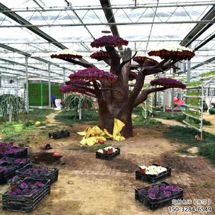 仿真樹雕塑廠，中式工藝，玻璃鋼仿真樹雕塑生產商